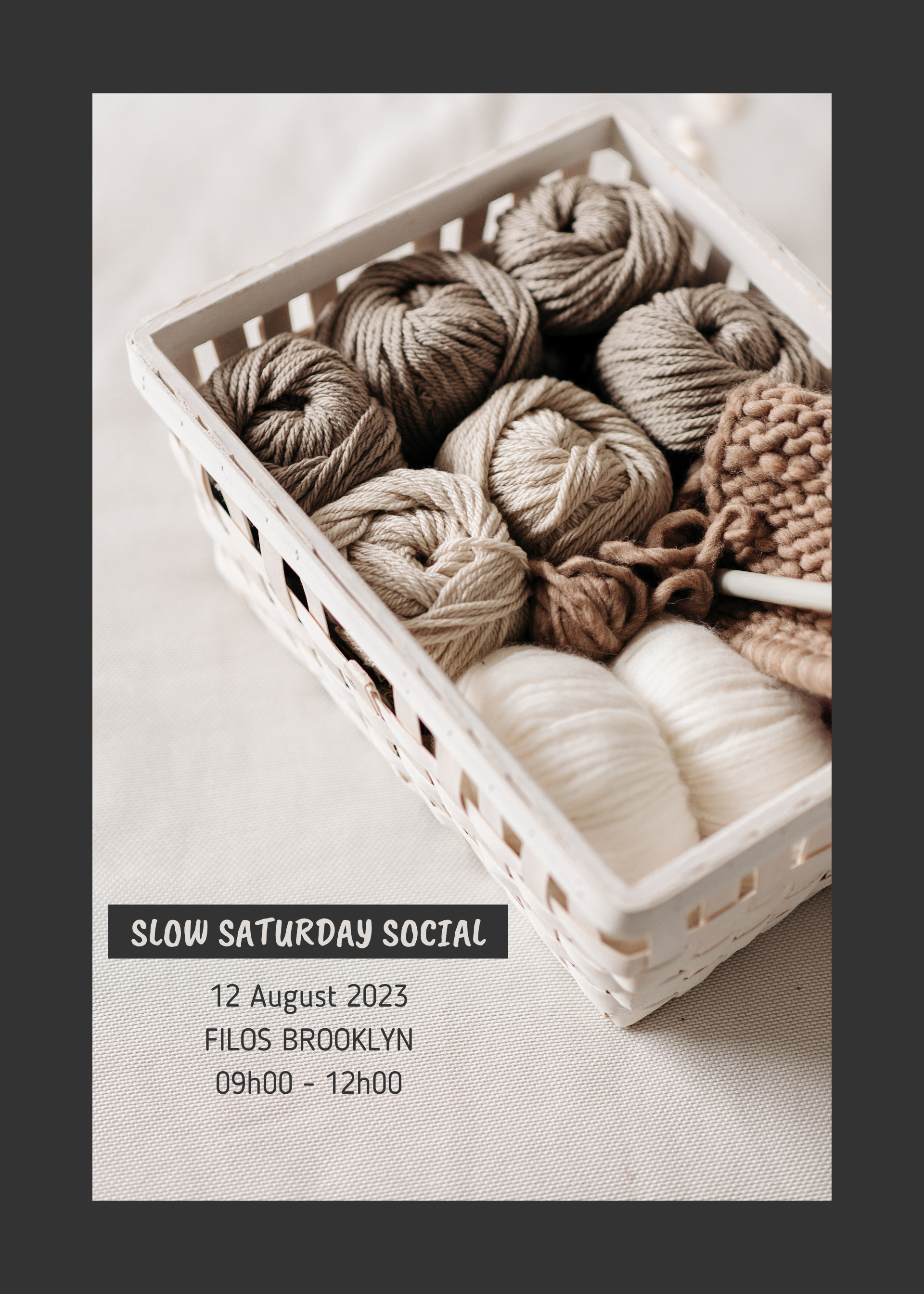 Slow Saturday Slow Saturday – Ilona Slow Life Creations